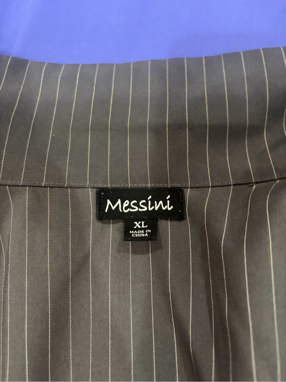 Tailored Pinstripe Double-Breasted Vest - grey - Picture 3 of 4